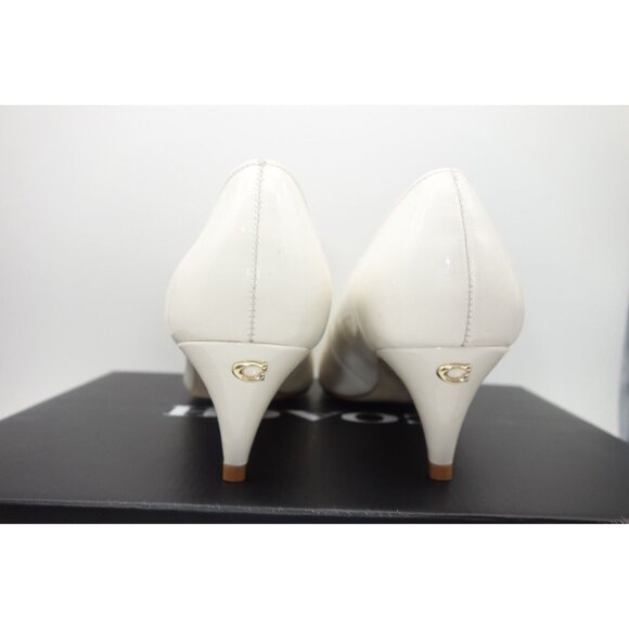 Coach Sloane Chalk Patent Leather Pumps - Picture 6 of 11